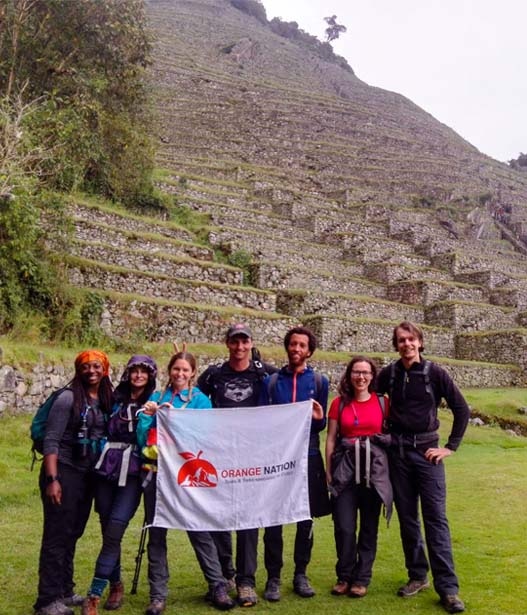 orange nation inca trail Peru 2023