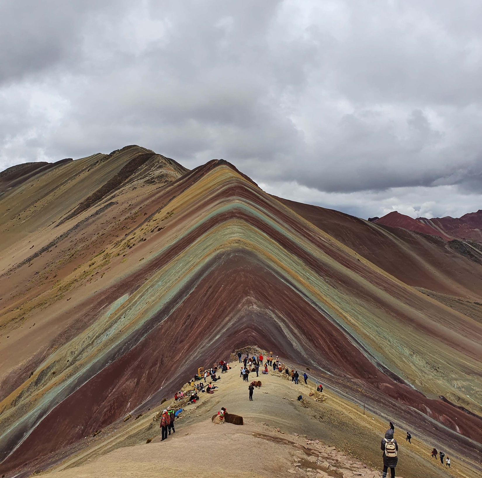 Hike through Palcoyo Rainbow Mountains and Rock Forests - Orange Nation