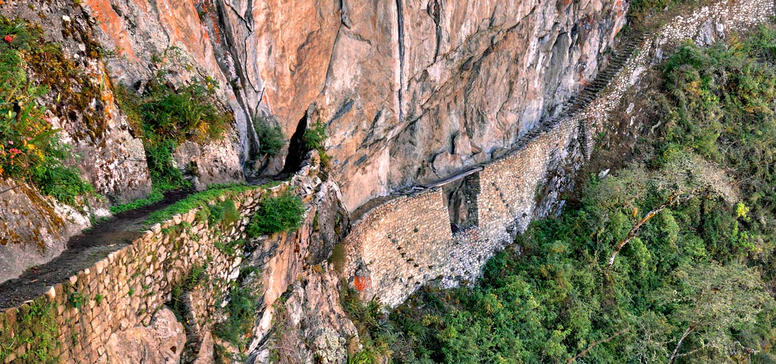 Information about the Inka Bridge at Machu Picchu - Orange Nation