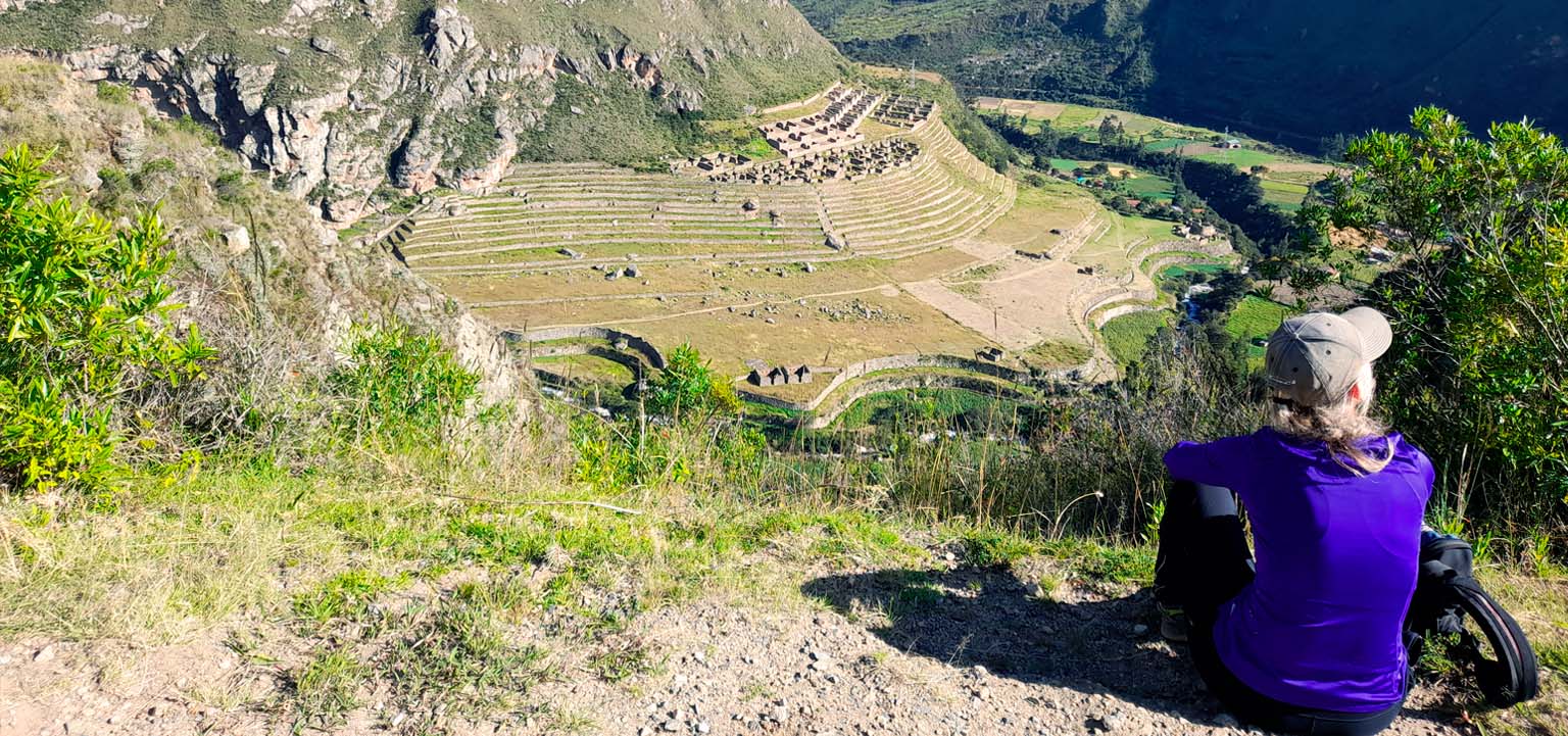 Llactapata Ruins (View point to Machu Picchu)