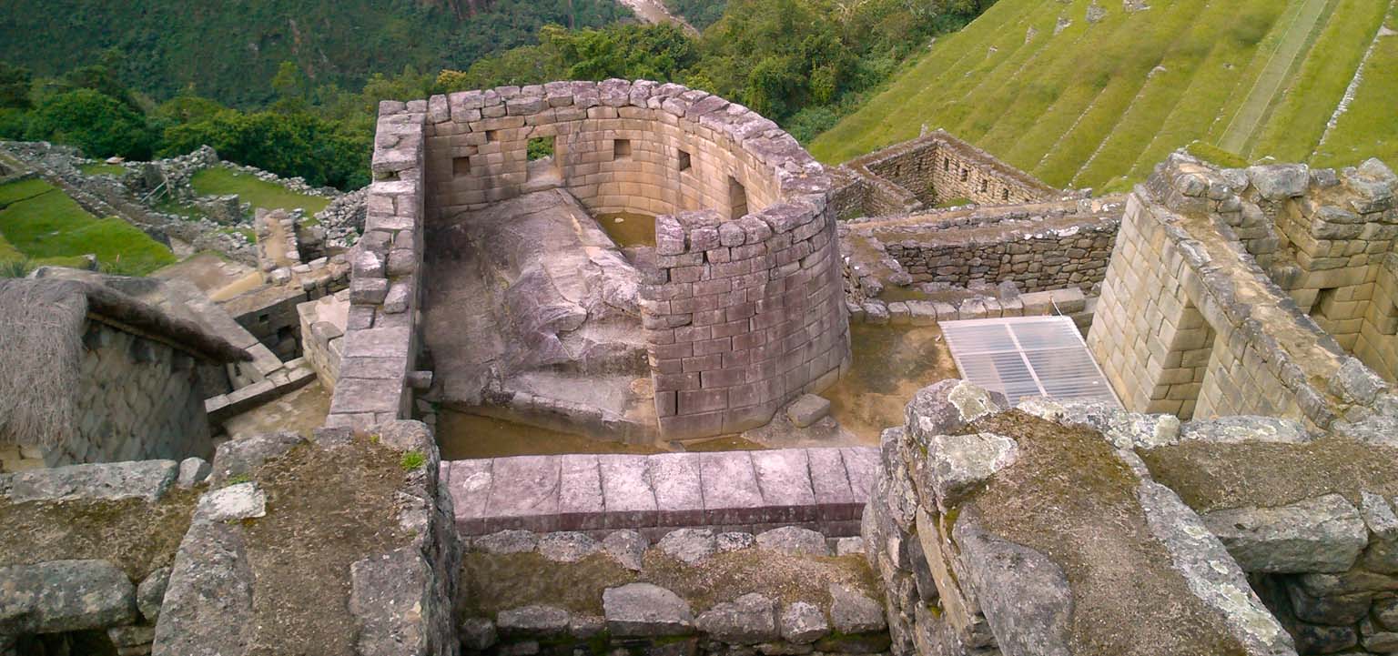 Temple of the Sun in Machu Picchu - Orange Nation